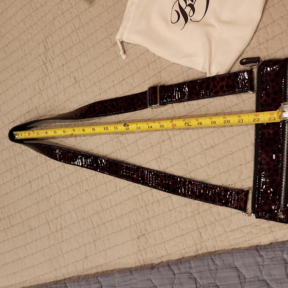 NWOT Stunning Brighton leopard Crossbody Bag, Box & Cloth Dust Cover - Picture 13 of 15